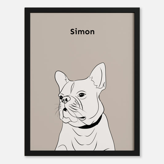 Pet Portrait - Outline Art