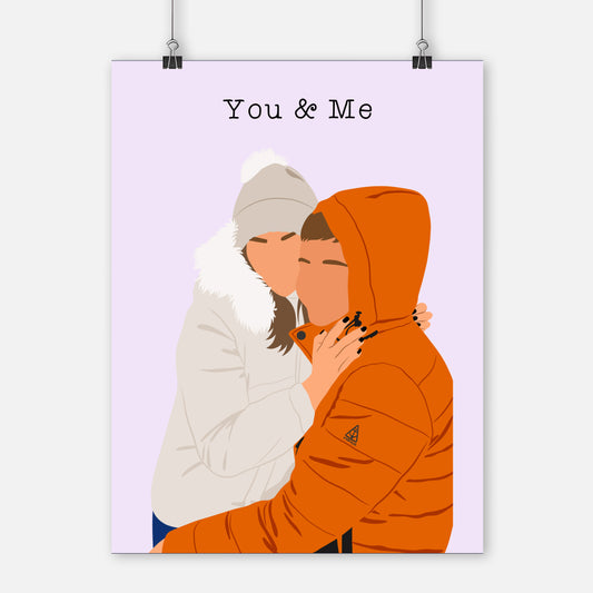 Couple Portrait - Minimalist Style