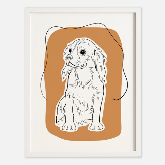 Pet Portrait - Outline Art Color