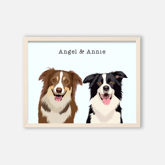 Pet Portrait - Two Pet