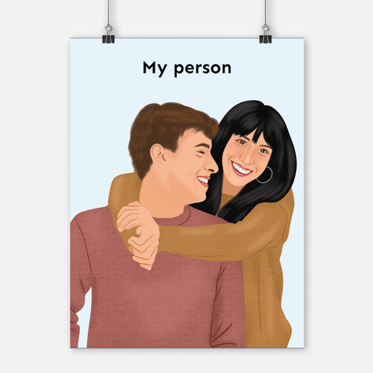 Couple Portrait - Realistic Style