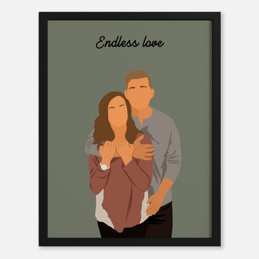 Couple Portrait - Minimalist Style
