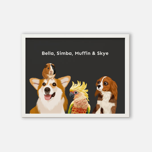 Pet Portrait - Four Pet