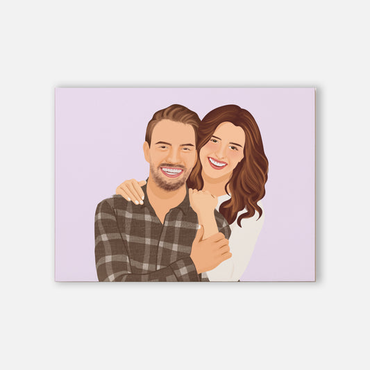 Couple Portrait - Realistic Style