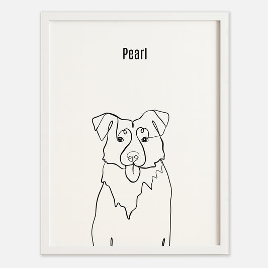 Pet Portrait - Oneline Art
