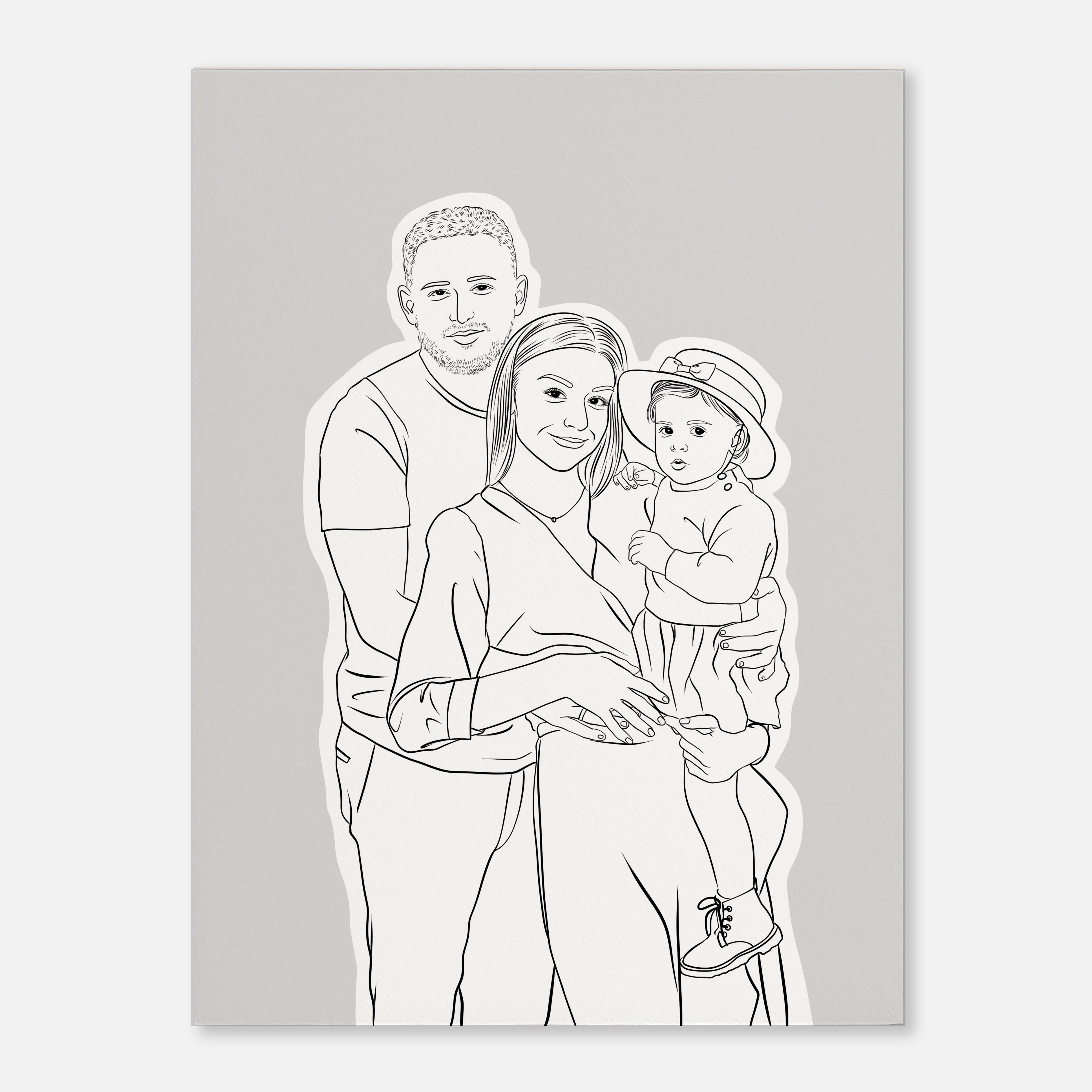 Delicate Outline Art