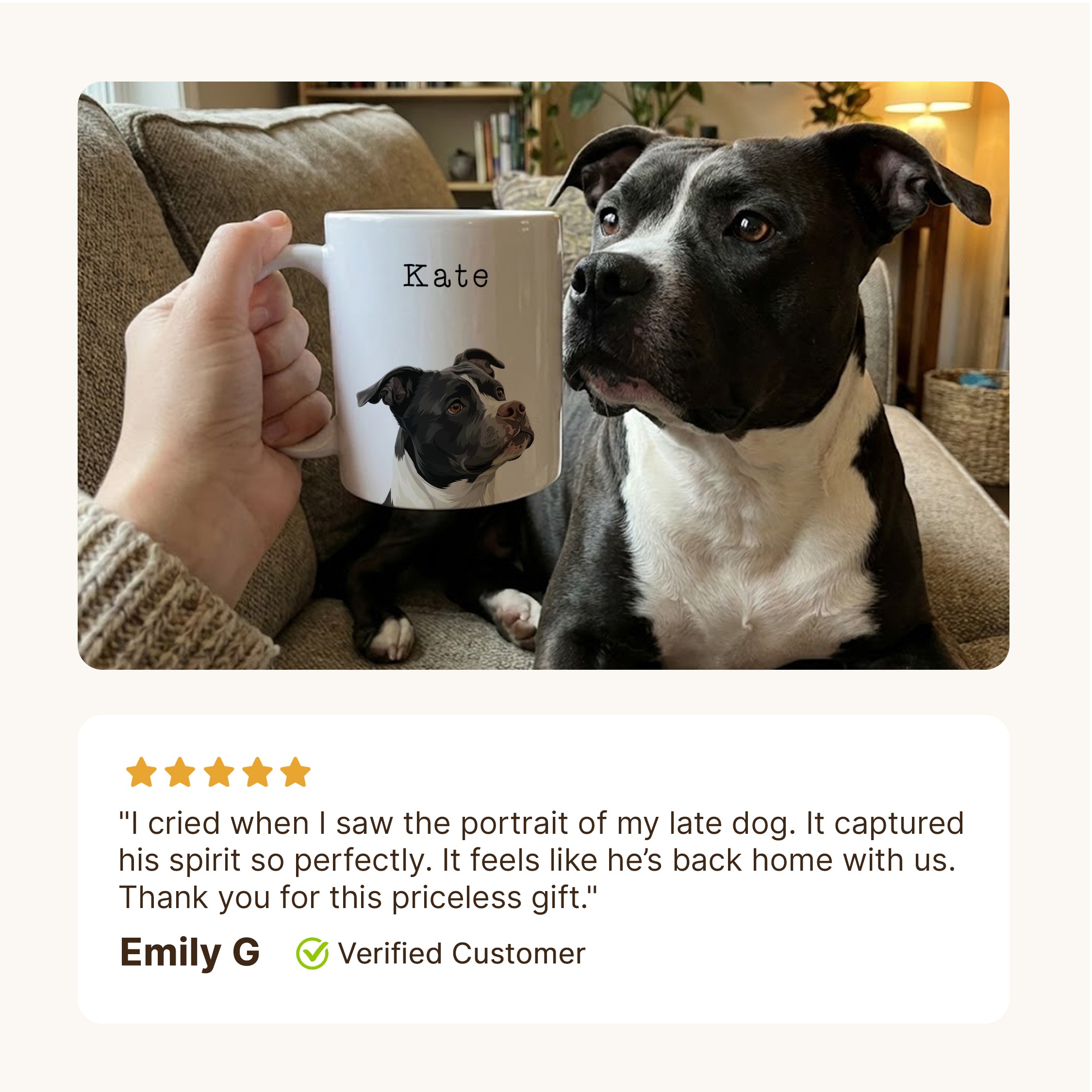 Signature Modern Portrait - White Mug