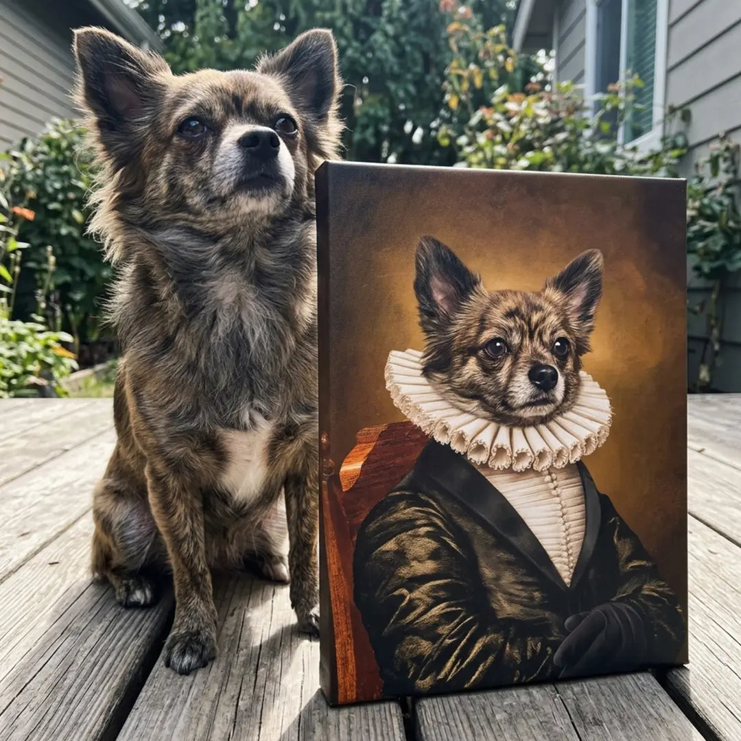 The Baron - Custom Renaissance Pet Portrait