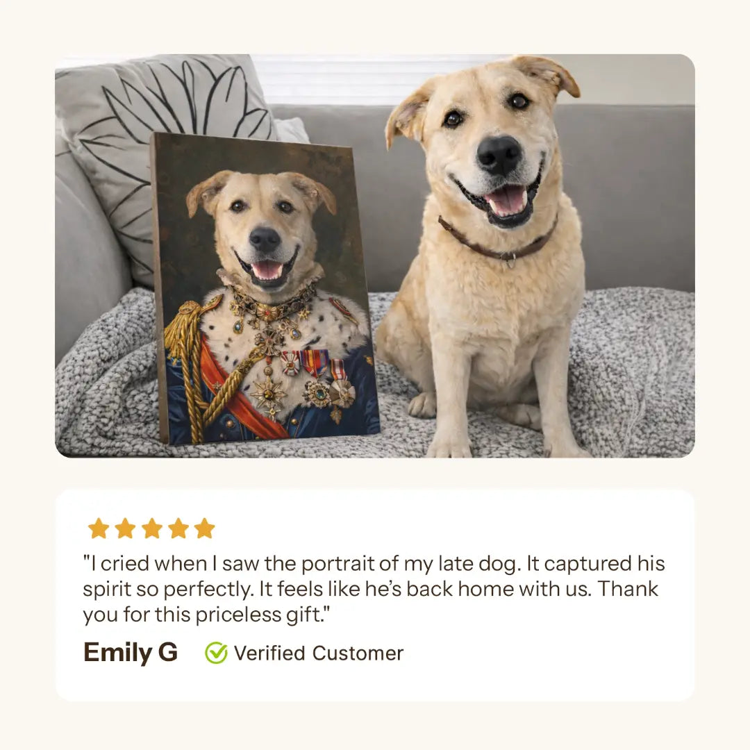 The Emperor - Custom Royal Pet Portrait