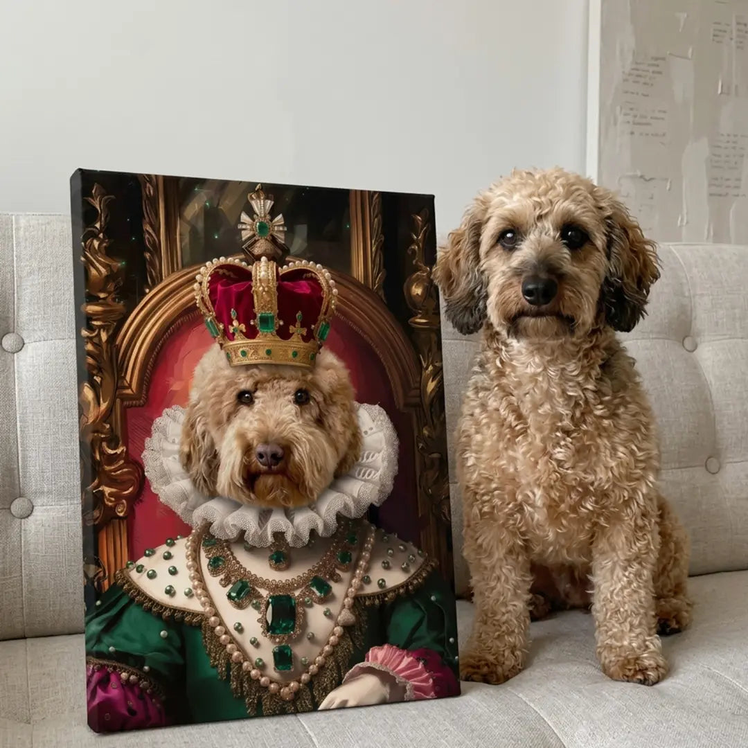 The Empress - Custom Renaissance Pet Portrait