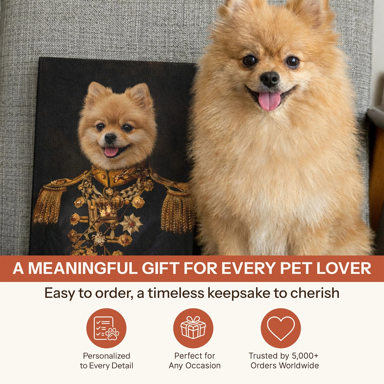 The King - Custom Royal Pet Portrait